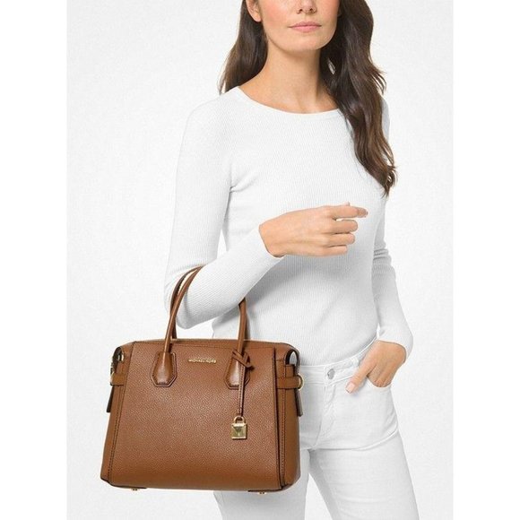 Sierra leather medium satchel hotsell